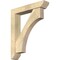 Ekena Millwork Westlake Slat Rough Sawn Bracket w/ Offset Brace, Douglas Fir, 6"W x 30"D x 36"H BKT0604X30X36WTL06RDF - alternate 1